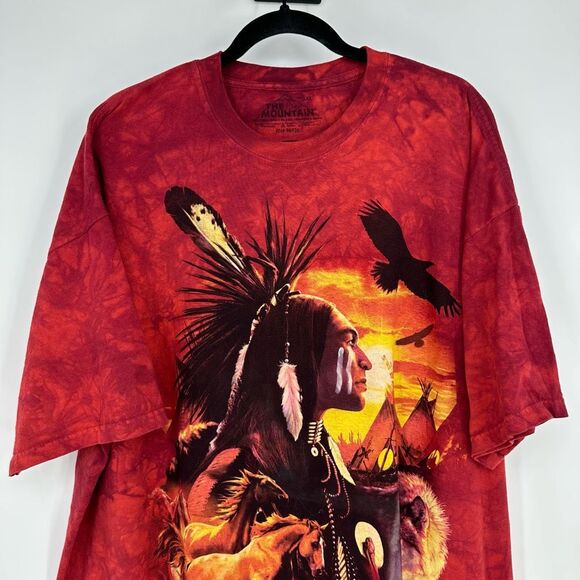 Vintage Y2K Mountain Native American David Penfound T-Shirt 3X USA - Picture 5 of 8